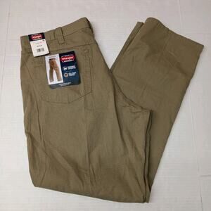 Wrangler Technician Ripstop Pants Men's 38x32 Dark Khaki